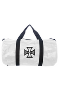 White Camo Iron Cross Duffle Bag