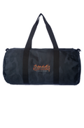 Black Camo Heart on Fire Duffle Bag