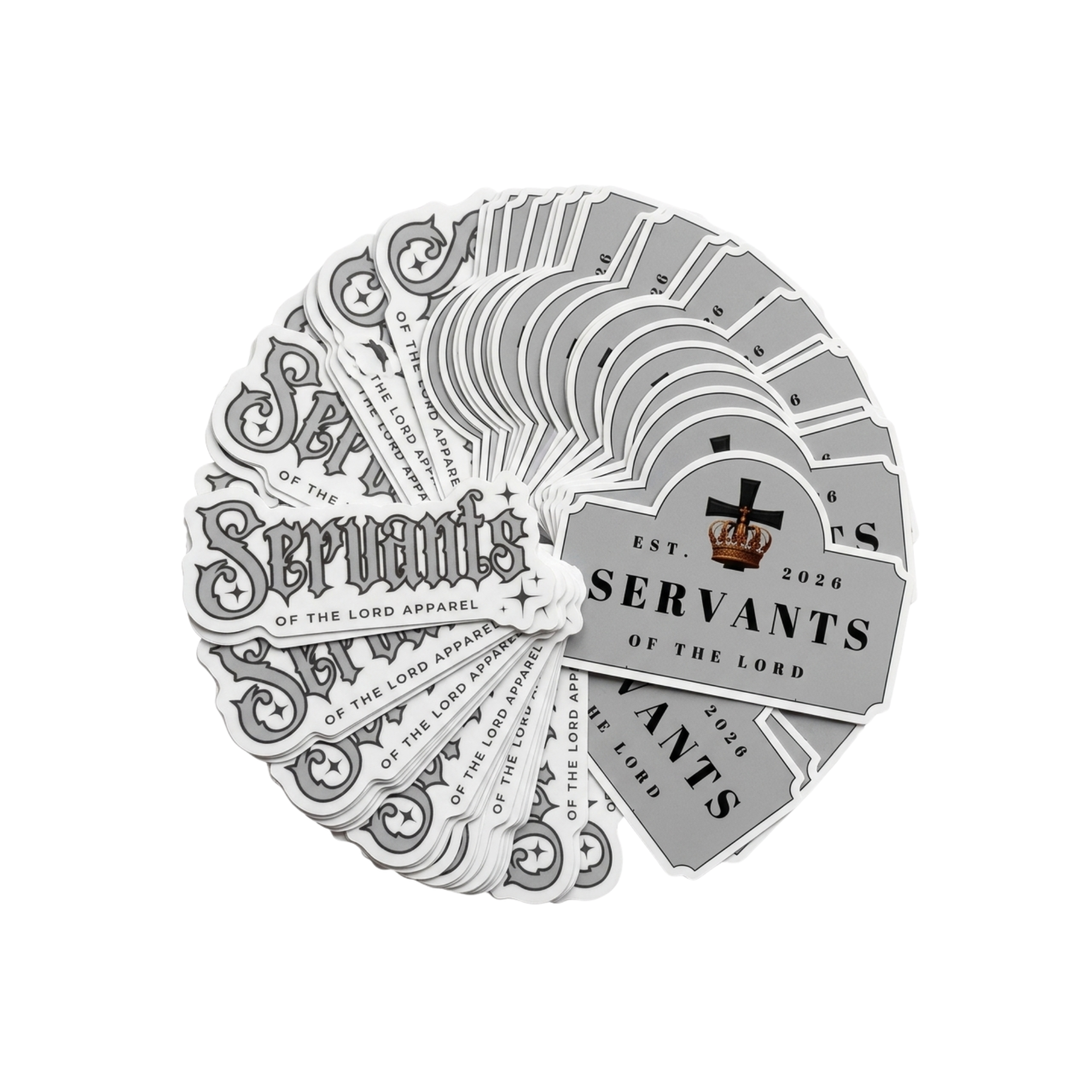 Servants of the Lord stickers
